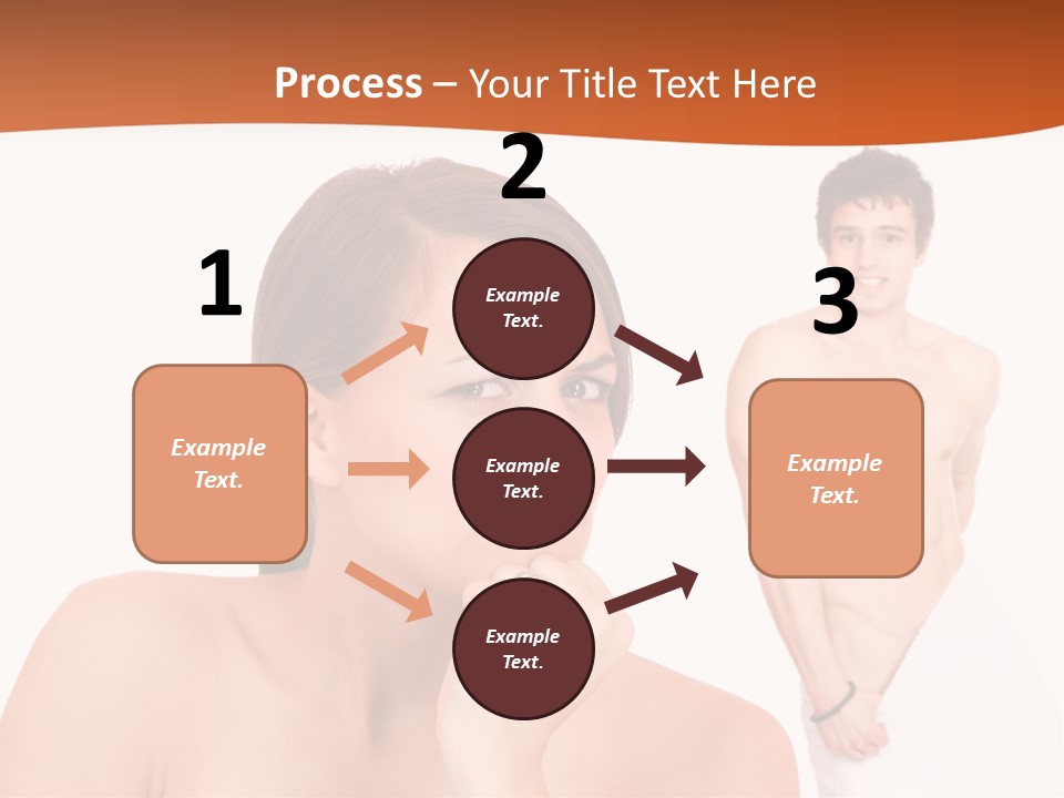 Stroking Heteroual Spa PowerPoint Template