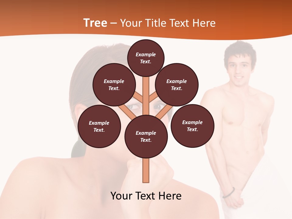 Stroking Heteroual Spa PowerPoint Template