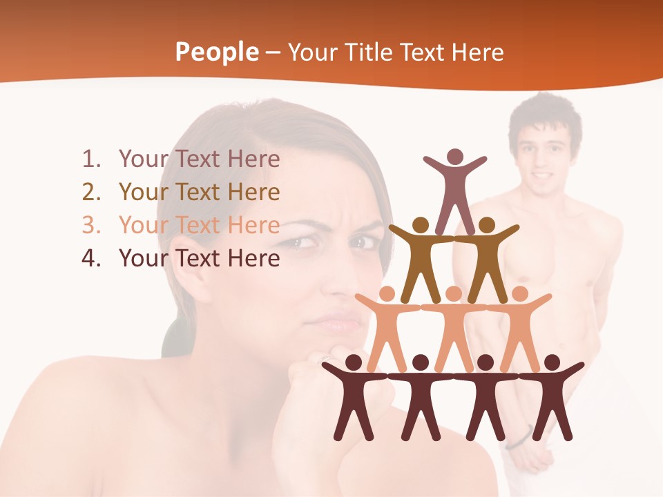 Stroking Heteroual Spa PowerPoint Template