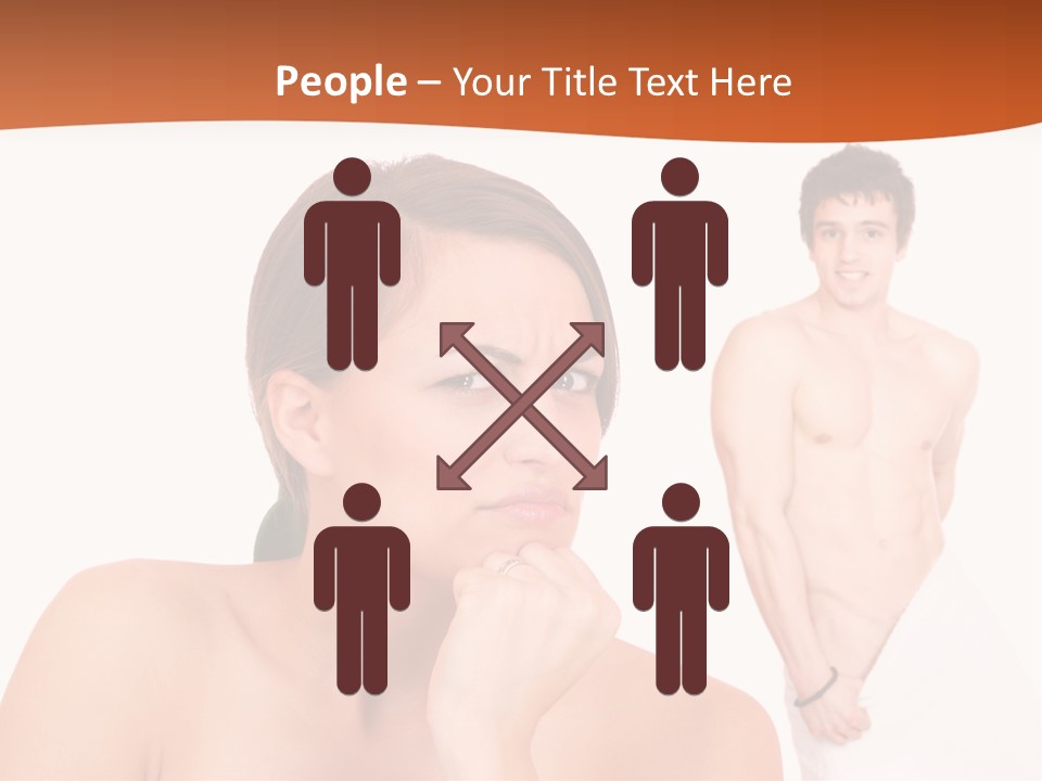 Stroking Heteroual Spa PowerPoint Template