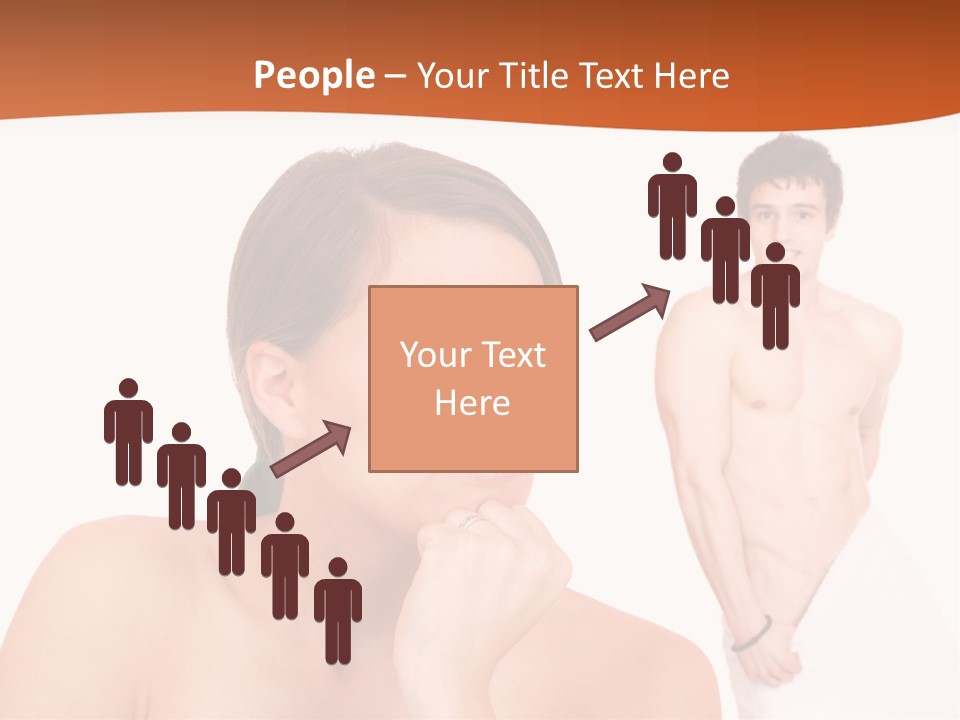 Stroking Heteroual Spa PowerPoint Template