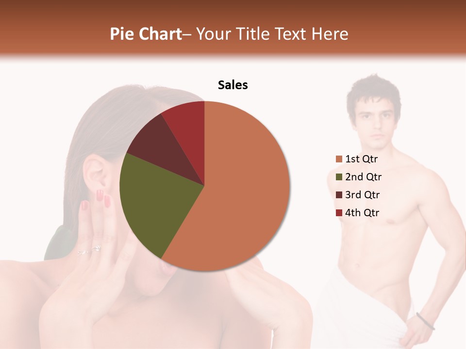 Women Pair Handsome PowerPoint Template