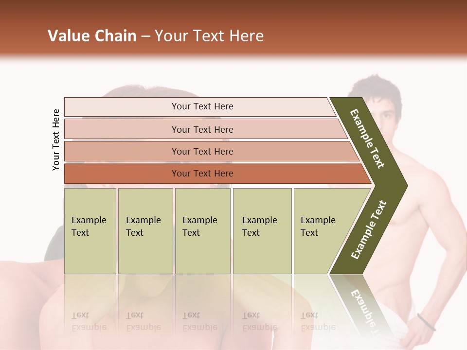Women Pair Handsome PowerPoint Template