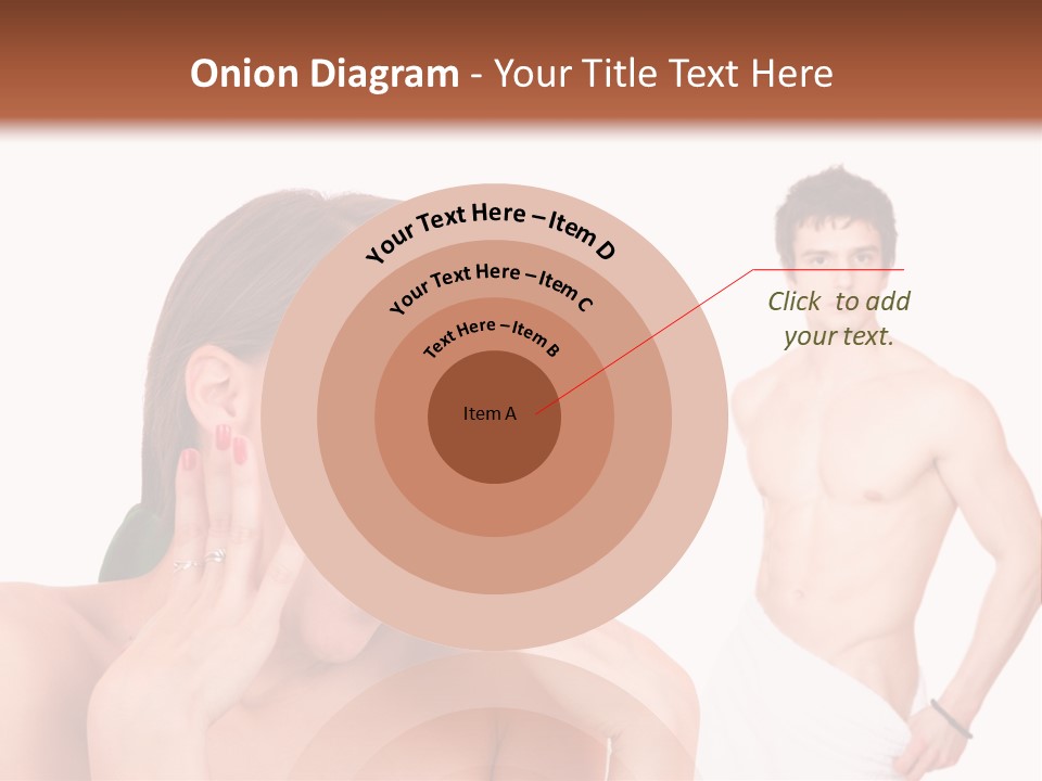 Women Pair Handsome PowerPoint Template