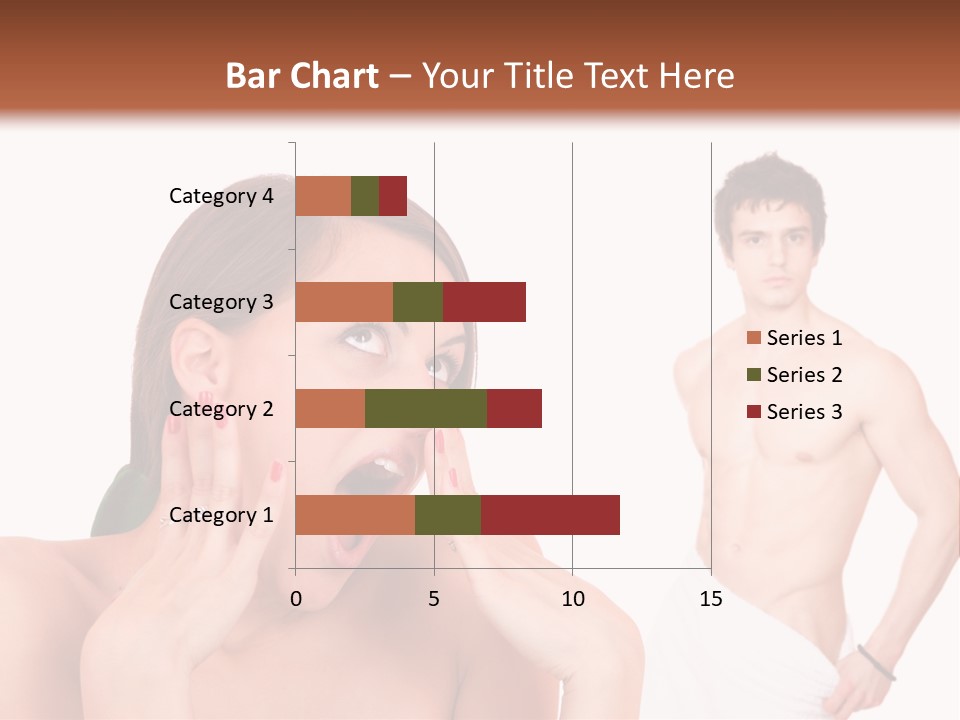 Women Pair Handsome PowerPoint Template