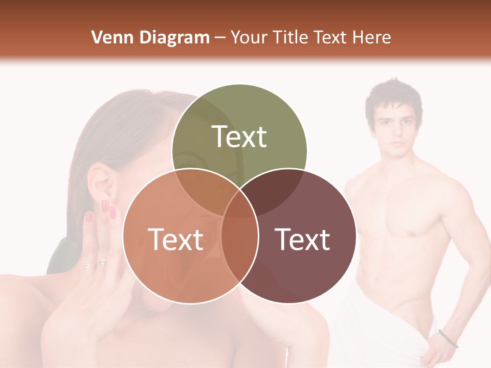 Women Pair Handsome PowerPoint Template