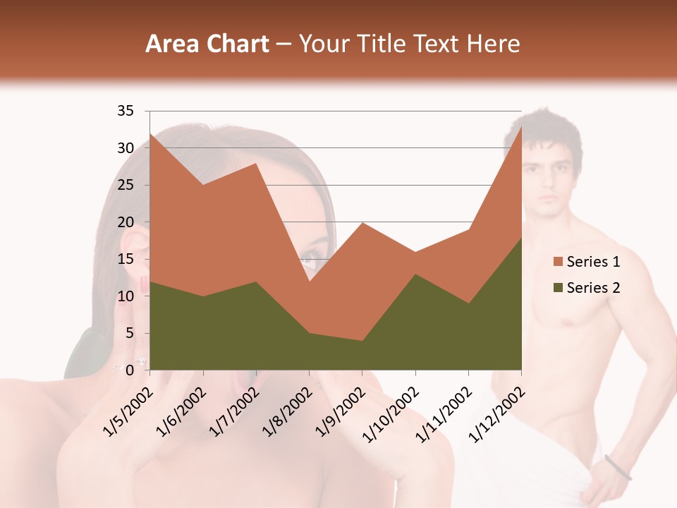 Women Pair Handsome PowerPoint Template
