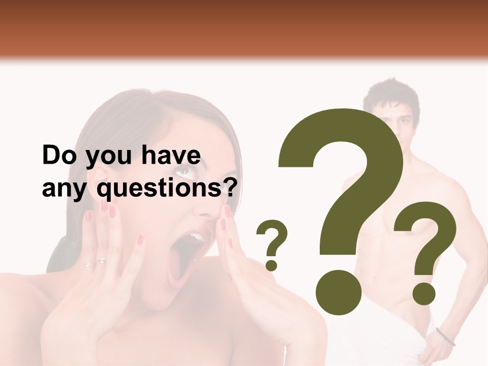 Women Pair Handsome PowerPoint Template