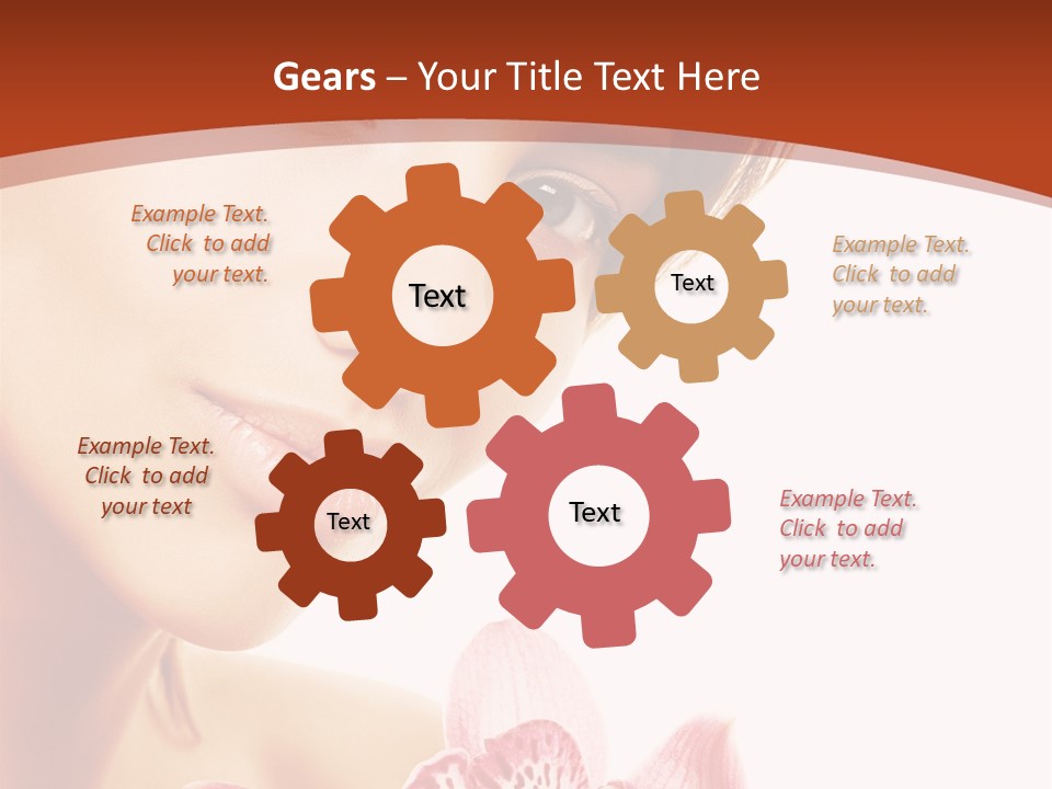 Toon Group Table PowerPoint Template
