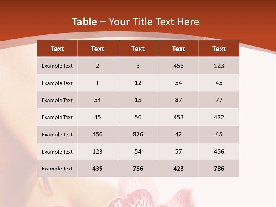 Toon Group Table PowerPoint Template