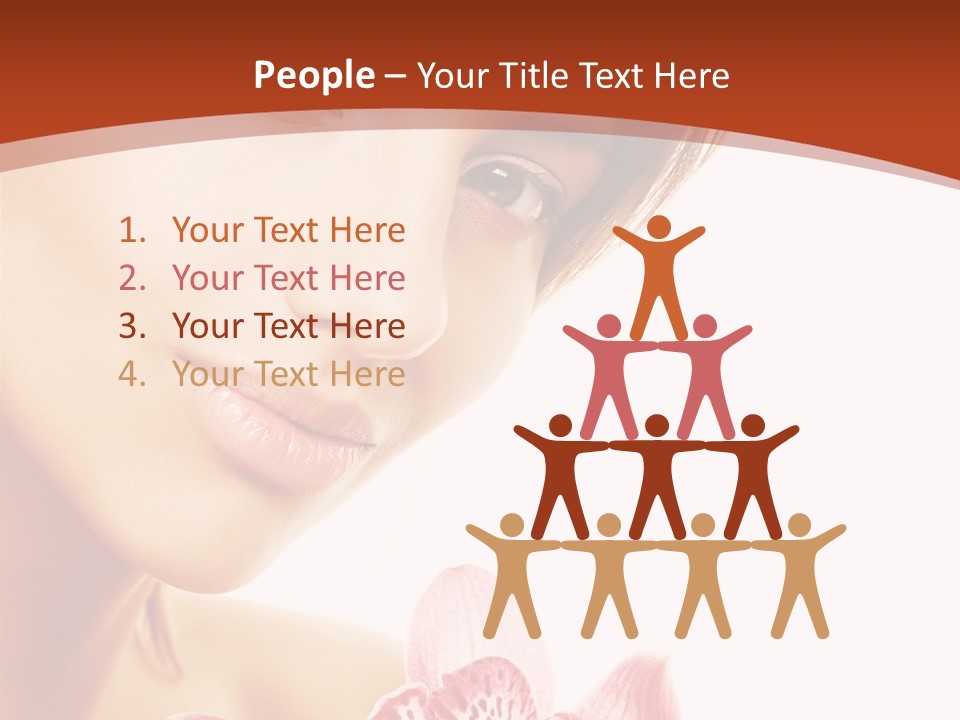 Toon Group Table PowerPoint Template