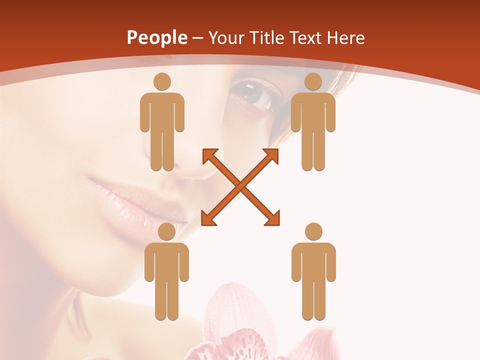 Toon Group Table PowerPoint Template