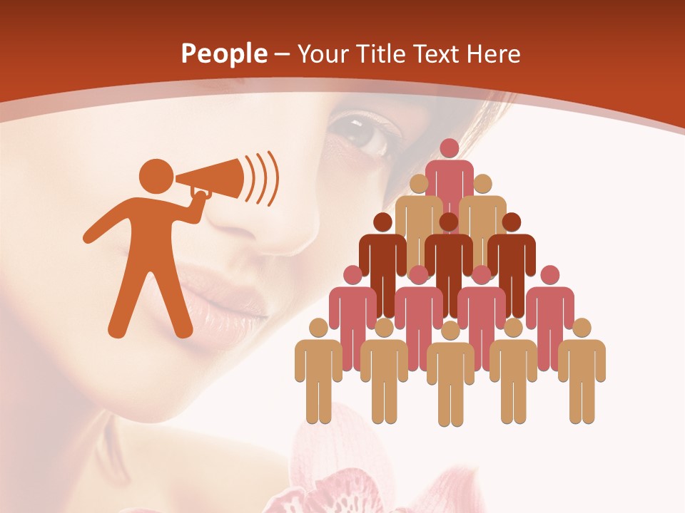 Toon Group Table PowerPoint Template