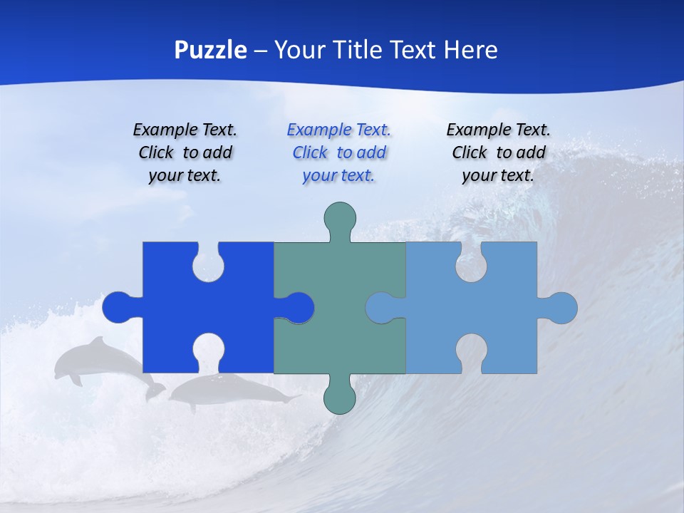 Daylight Animals Splashing PowerPoint Template