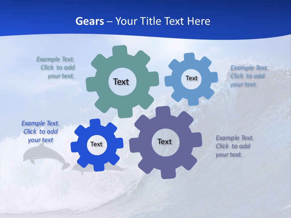 Daylight Animals Splashing PowerPoint Template
