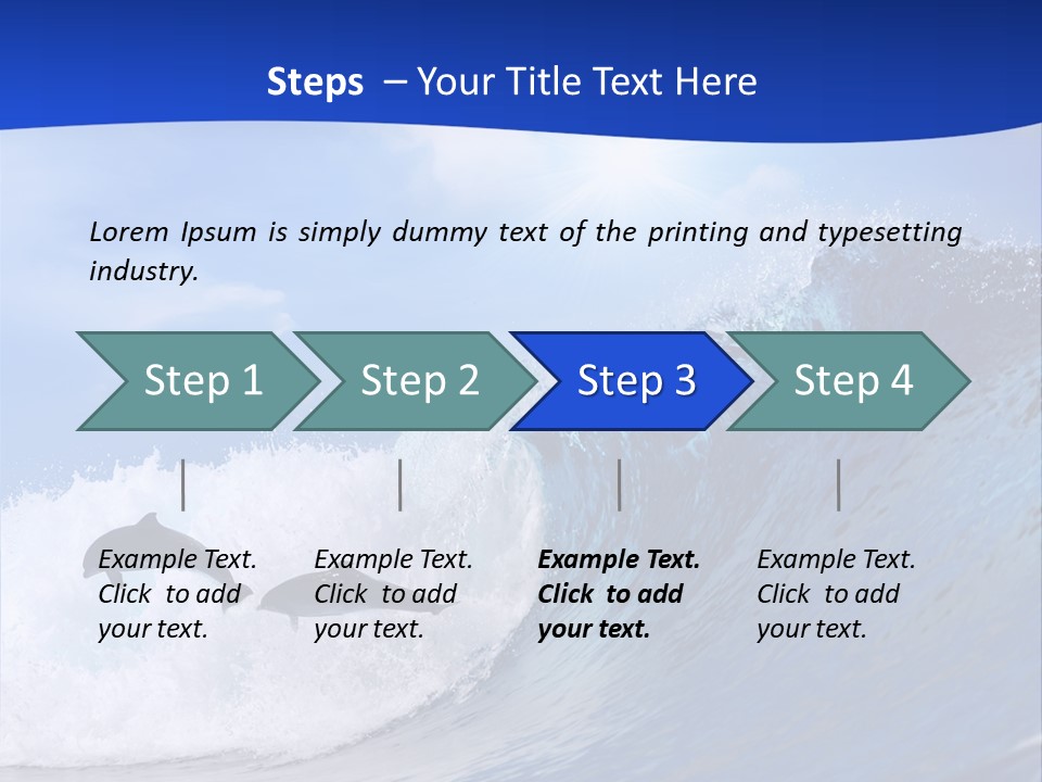 Daylight Animals Splashing PowerPoint Template