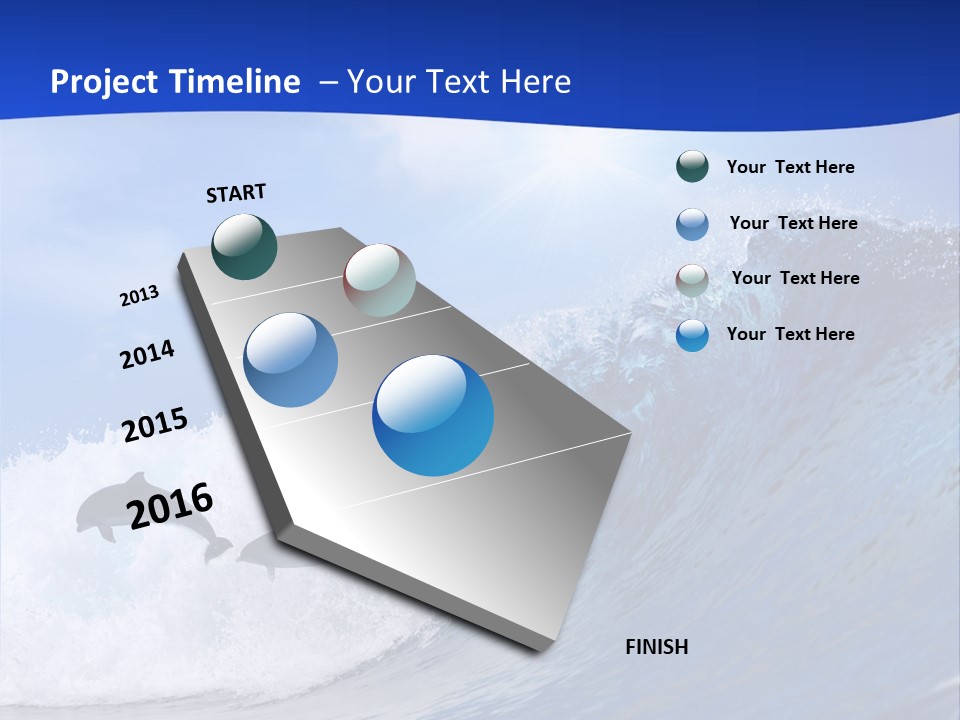 Daylight Animals Splashing PowerPoint Template