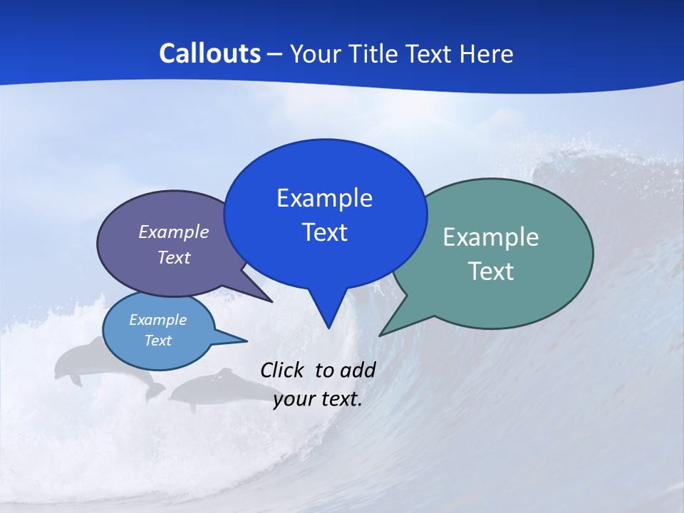 Daylight Animals Splashing PowerPoint Template