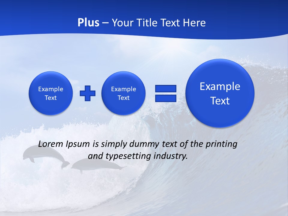 Daylight Animals Splashing PowerPoint Template