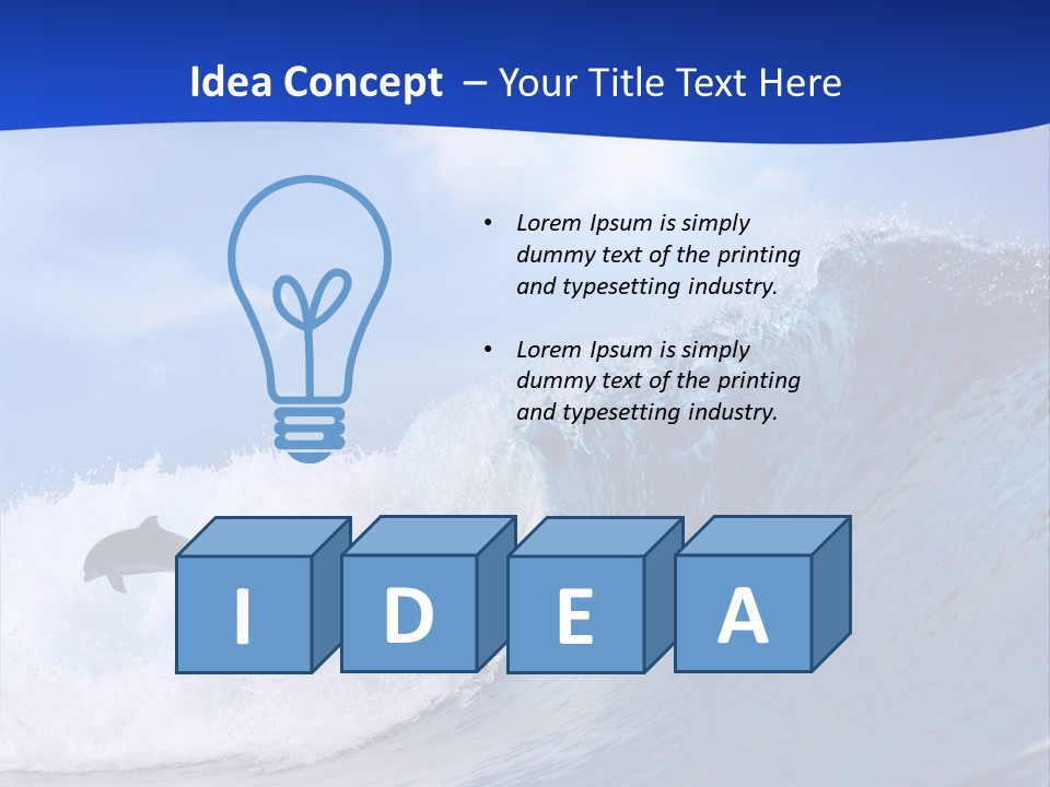 Daylight Animals Splashing PowerPoint Template