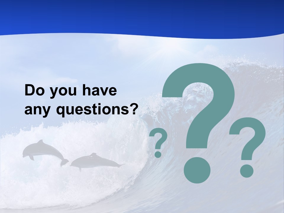 Daylight Animals Splashing PowerPoint Template