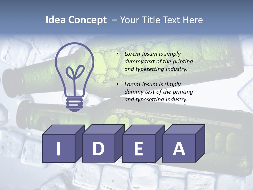 Tumbler Drink Wallop PowerPoint Template