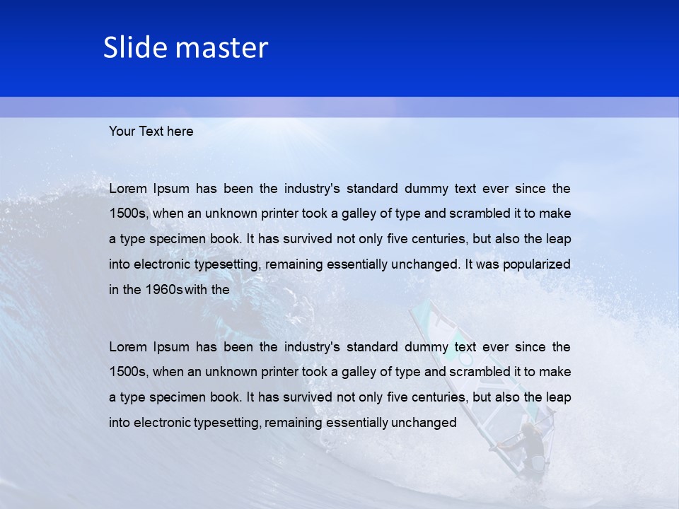 Jumping Splashes Animals PowerPoint Template