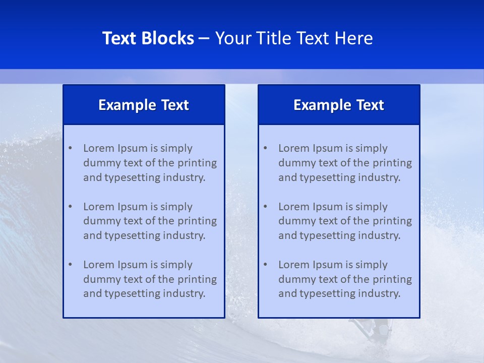 Jumping Splashes Animals PowerPoint Template