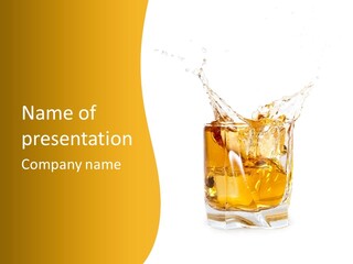 Brandy Object Celebration PowerPoint Template
