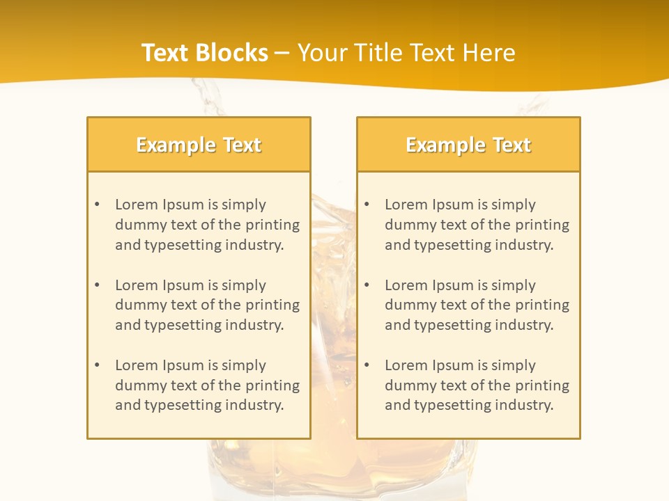 Brandy Object Celebration PowerPoint Template