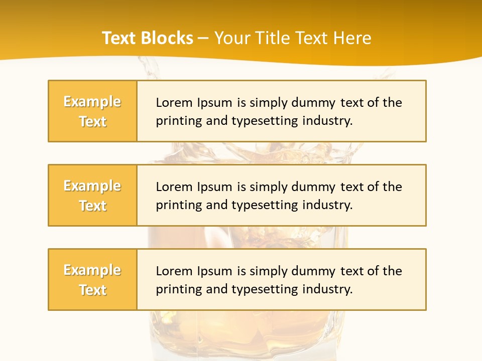 Brandy Object Celebration PowerPoint Template