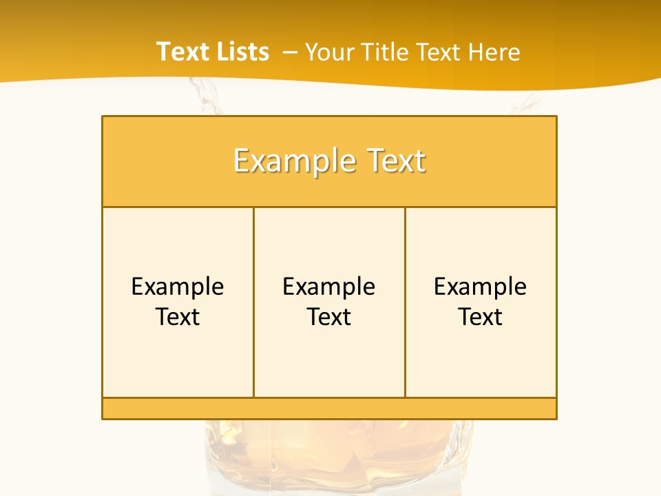 Brandy Object Celebration PowerPoint Template