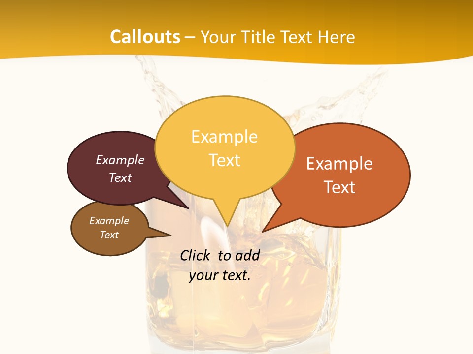Brandy Object Celebration PowerPoint Template
