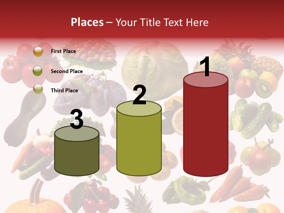 Pineapple Pieces Mandarin PowerPoint Template