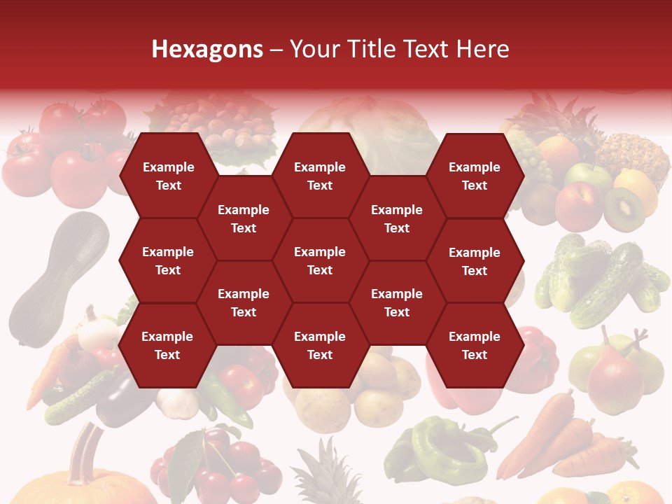 Pineapple Pieces Mandarin PowerPoint Template