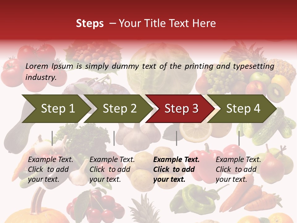 Pineapple Pieces Mandarin PowerPoint Template