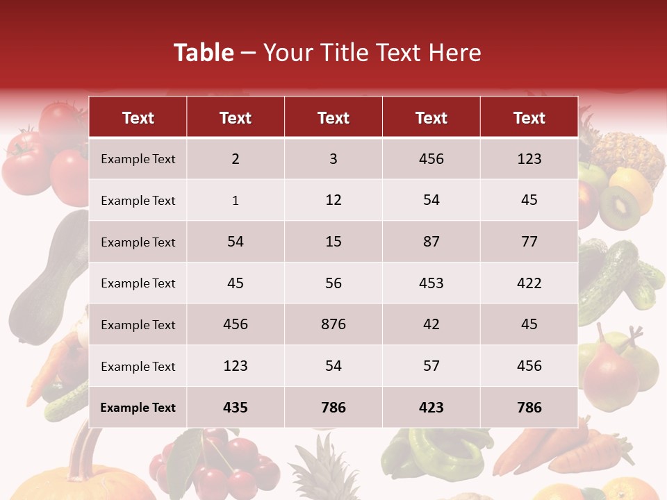 Pineapple Pieces Mandarin PowerPoint Template