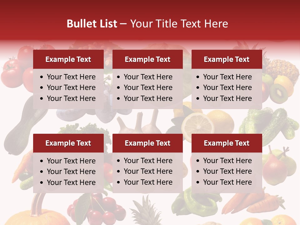 Pineapple Pieces Mandarin PowerPoint Template