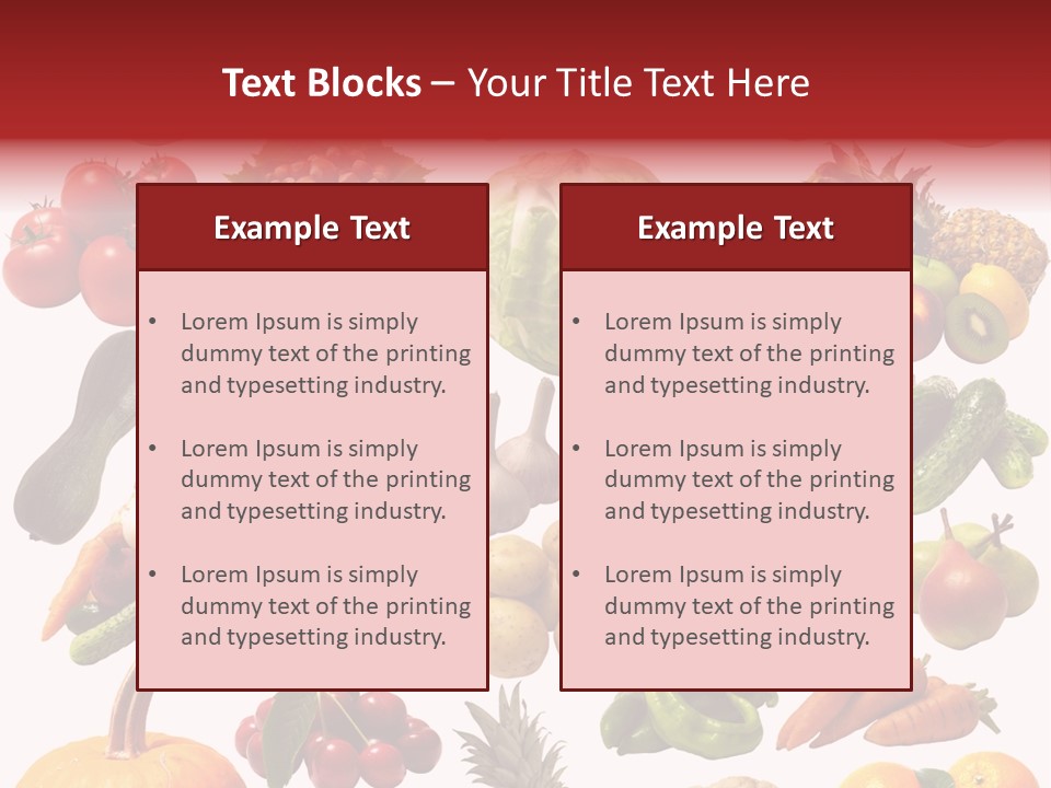 Pineapple Pieces Mandarin PowerPoint Template