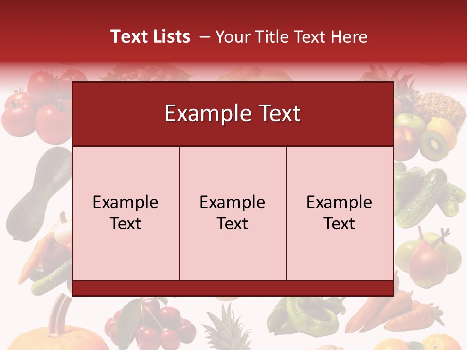 Pineapple Pieces Mandarin PowerPoint Template