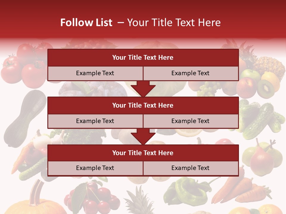 Pineapple Pieces Mandarin PowerPoint Template