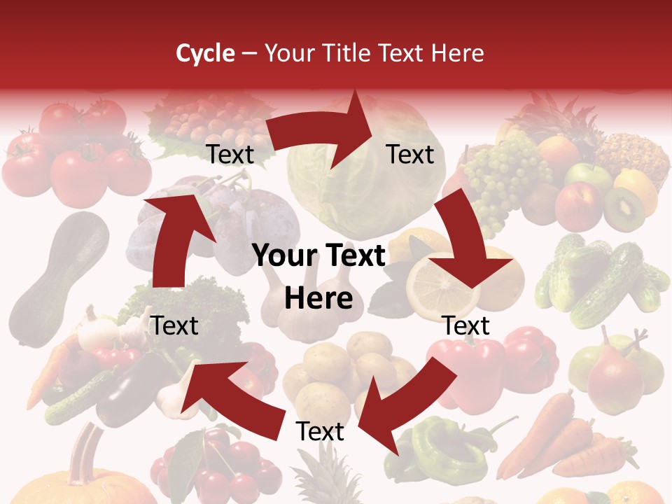 Pineapple Pieces Mandarin PowerPoint Template