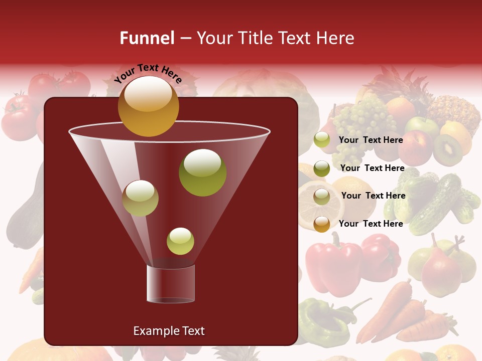 Pineapple Pieces Mandarin PowerPoint Template