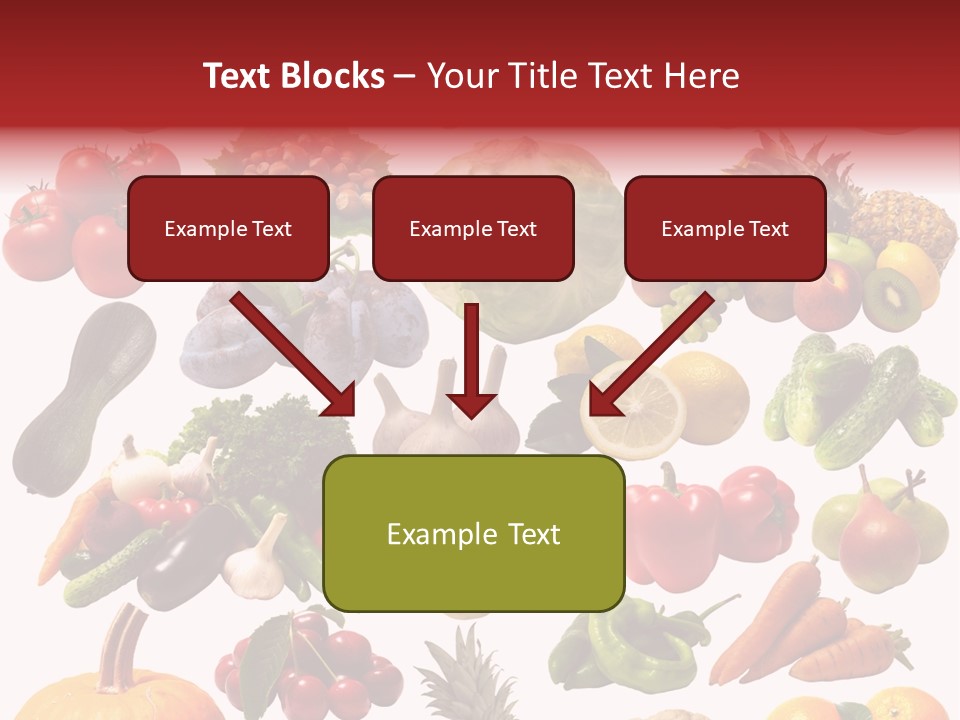 Pineapple Pieces Mandarin PowerPoint Template