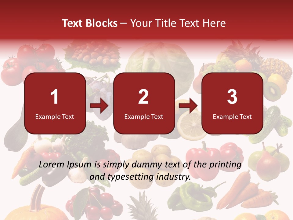 Pineapple Pieces Mandarin PowerPoint Template