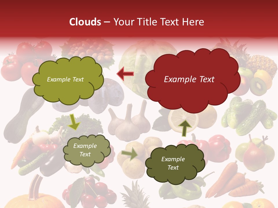 Pineapple Pieces Mandarin PowerPoint Template