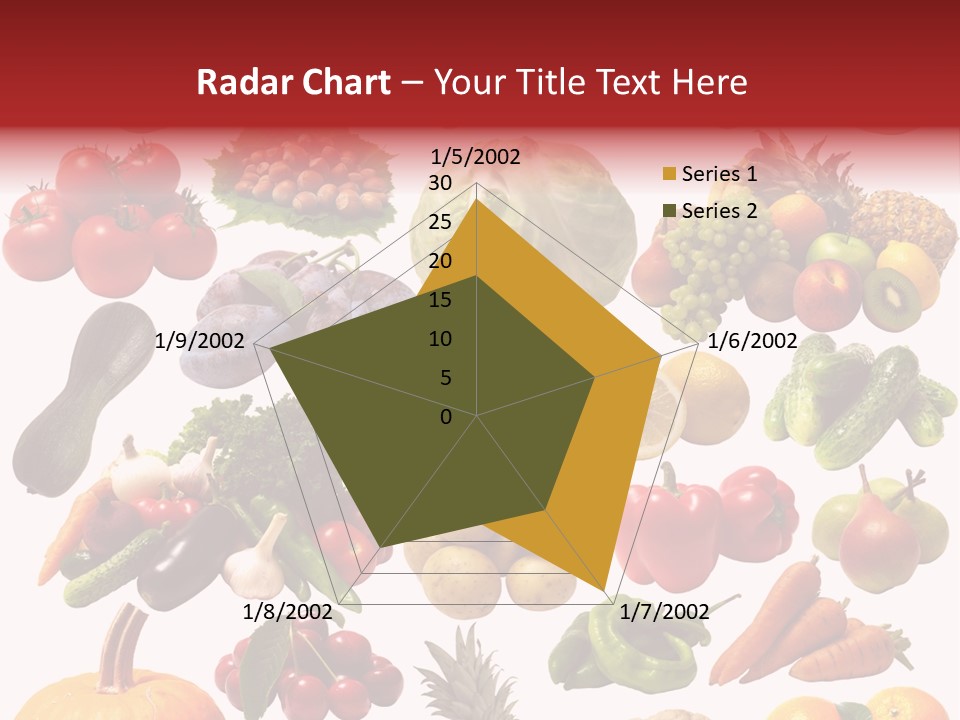 Pineapple Pieces Mandarin PowerPoint Template