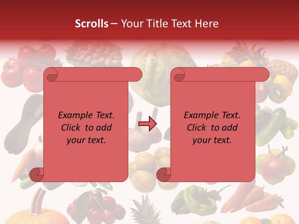 Pineapple Pieces Mandarin PowerPoint Template
