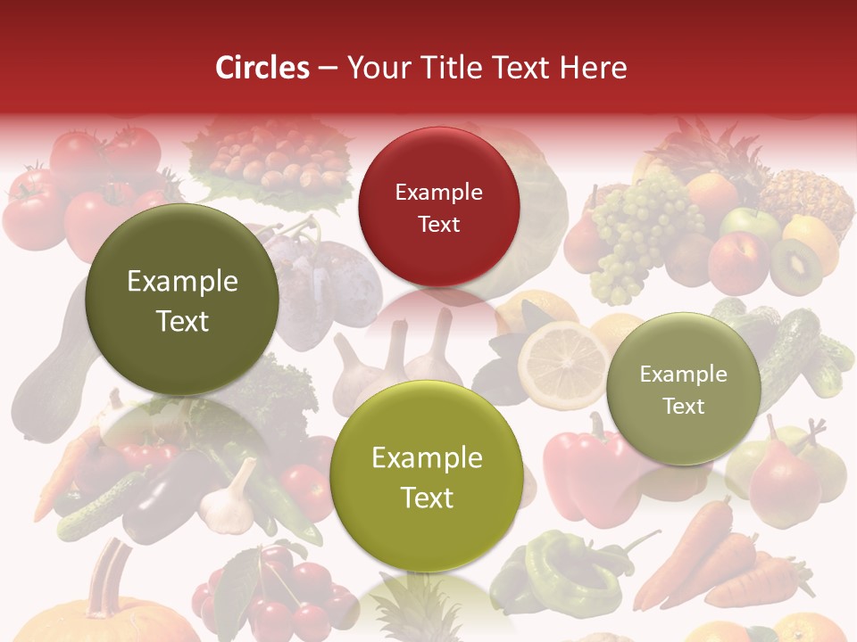 Pineapple Pieces Mandarin PowerPoint Template