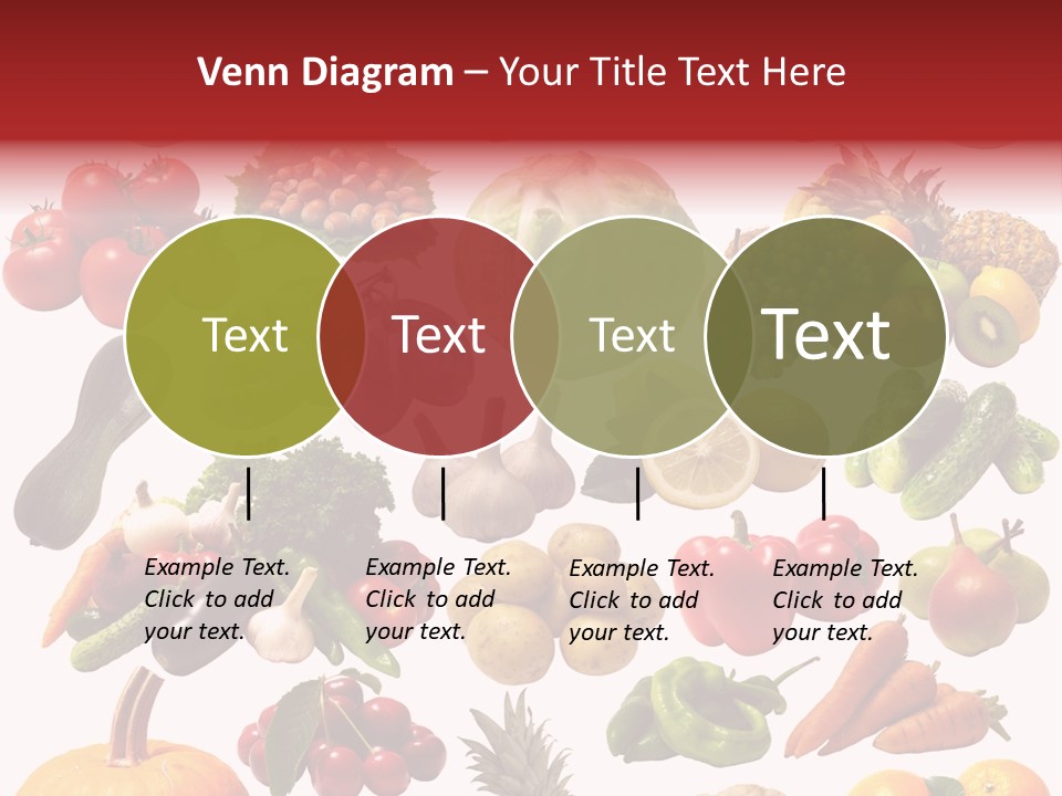 Pineapple Pieces Mandarin PowerPoint Template